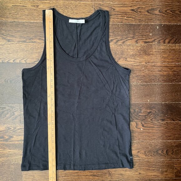 Rag & Bone Black 100% Pima Cotton Tank Top-Large - Picture 6 of 7